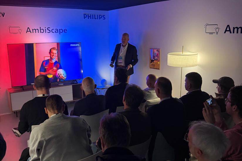 Philips AmbiScape brings on-screen TV colours to your smart lights