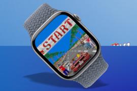 This Apple Watch running Sega classic OutRun makes no sense, but I still want it anyway