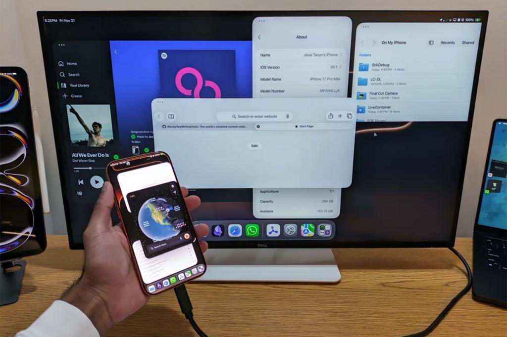 iPhone multitasking proof – iPhone Fold should have multitasking like this too