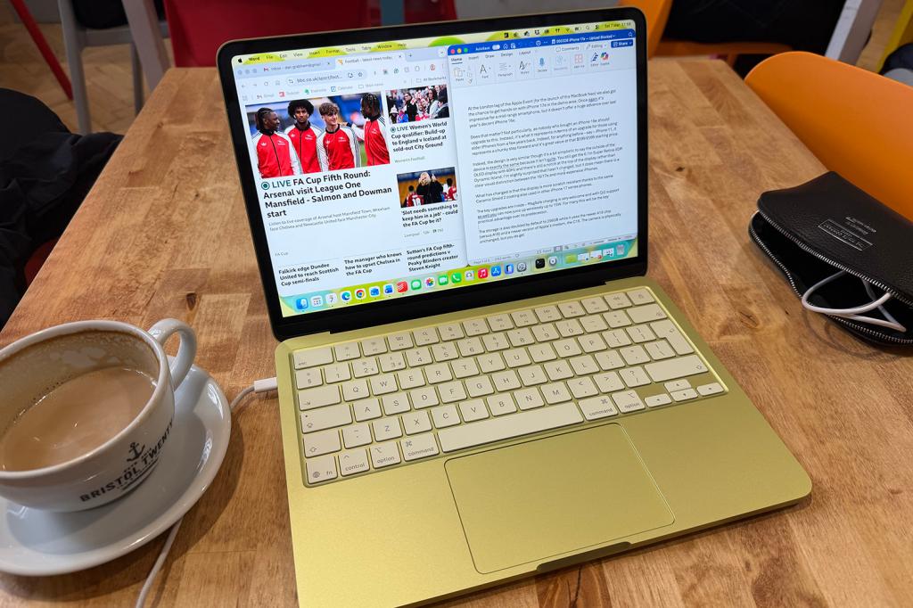Using the MacBook Neo