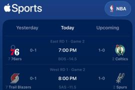 Apple has made it easier to follow your favourite sports teams while driving