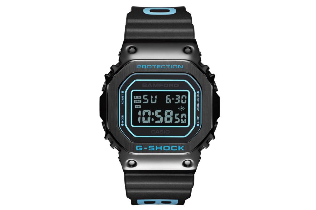 G-Shock GM-5600BWD-1 on white background