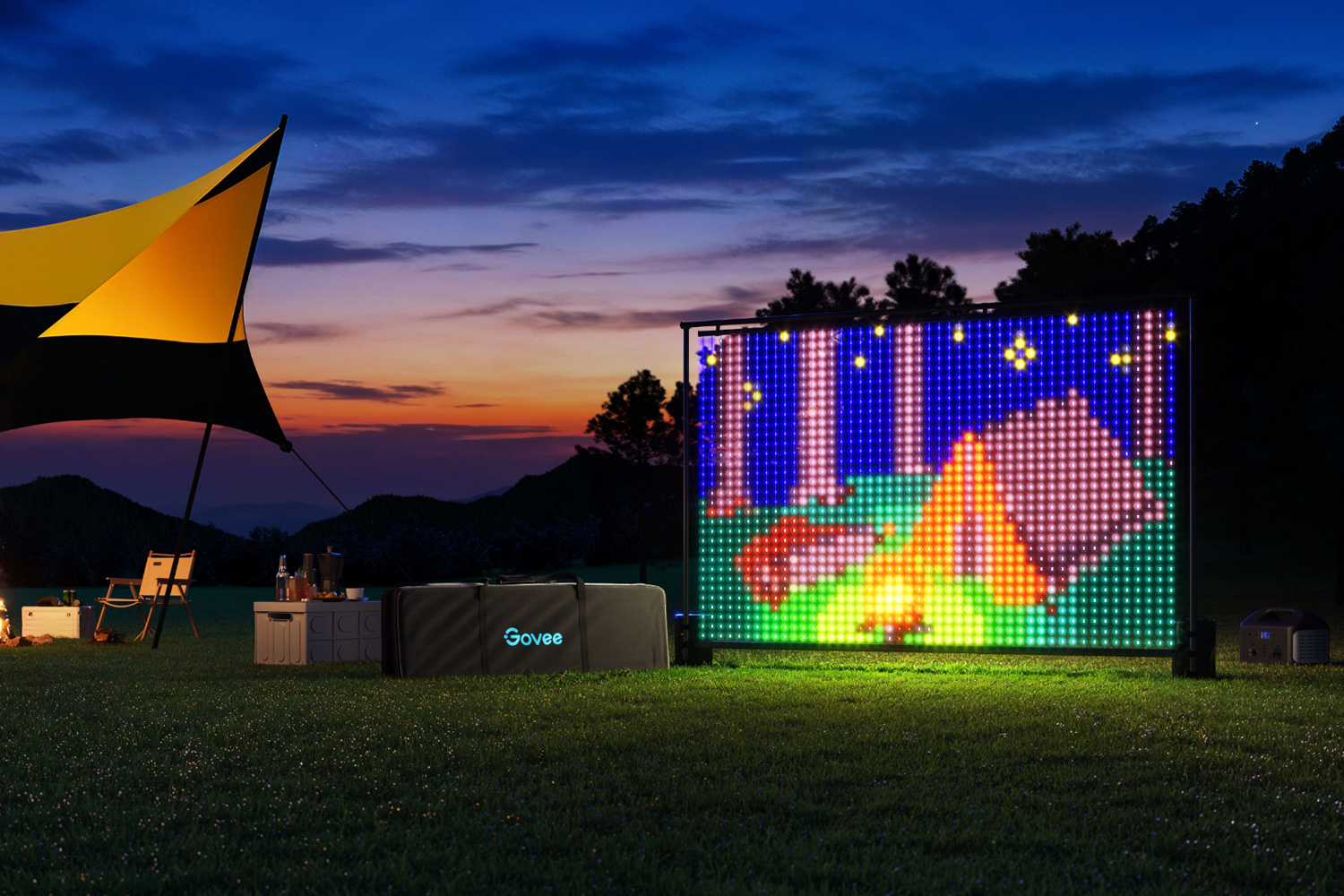 Govee Lightwall hot stuff party