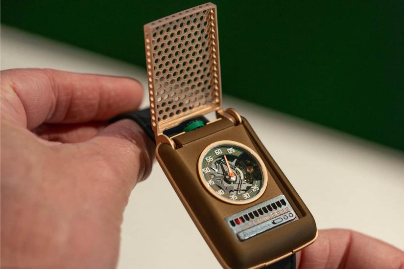 The legendary Star Trek Communicator has been reimagined as a luxury wrist watch