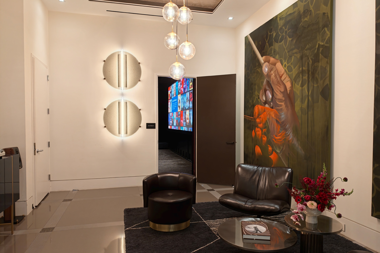 House of Sound listening experience cinema room lobby