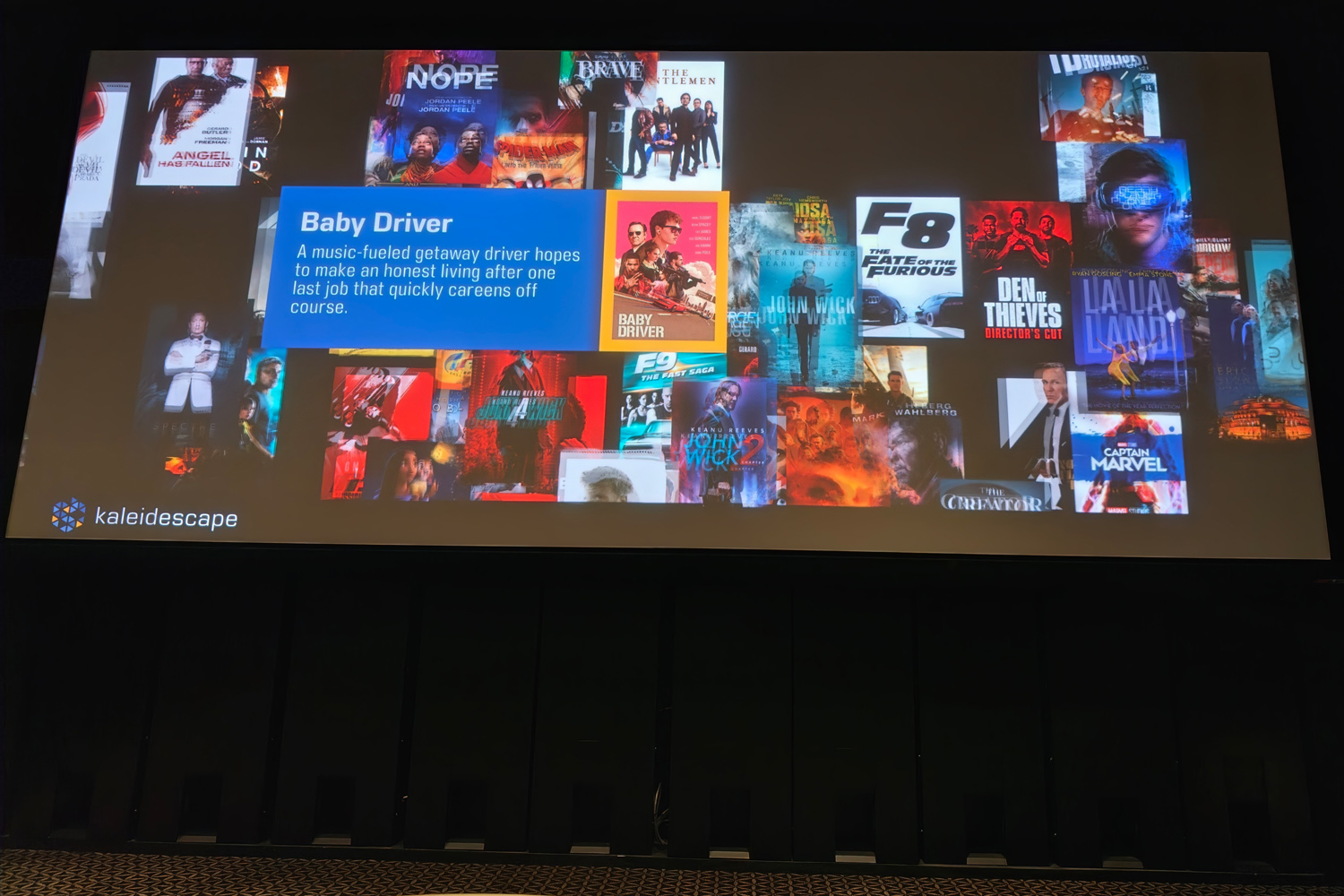 House of Sound listening experience cinema room screen