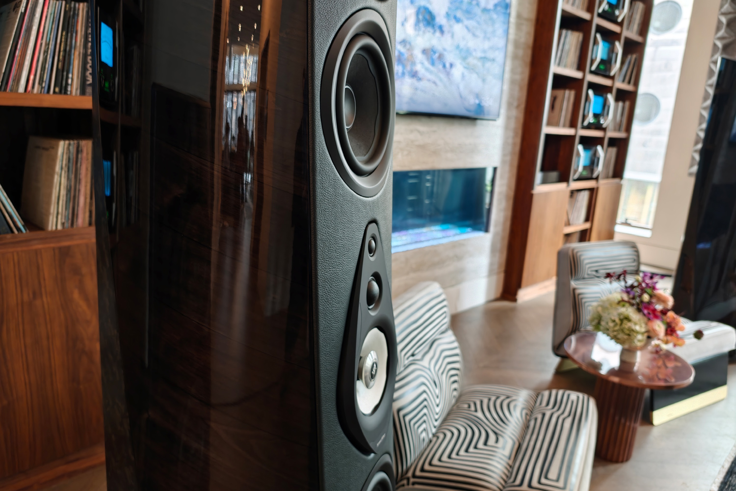 House of Sound listening experience main room speakers