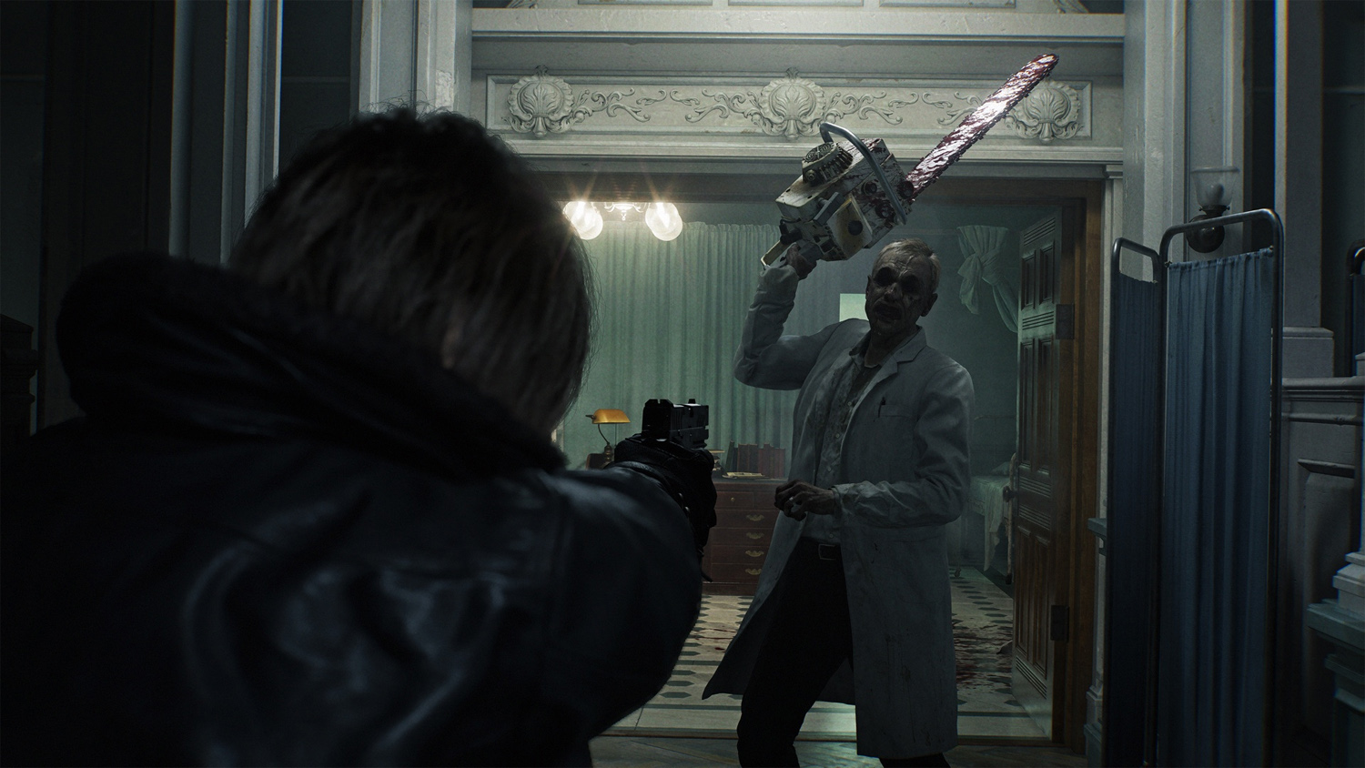 RE Requiem PC screenshots Leon Chainsaw