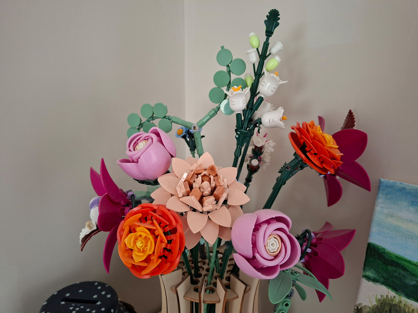 Samsung Galaxy A57 camera samples low light lego