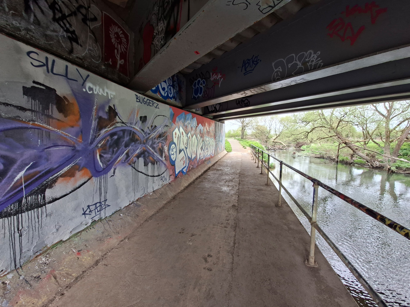 Samsung Galaxy A57 camera samples underpass ultrawide