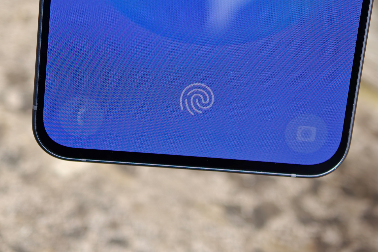 Samsung Galaxy A57 review fingerprint sensor