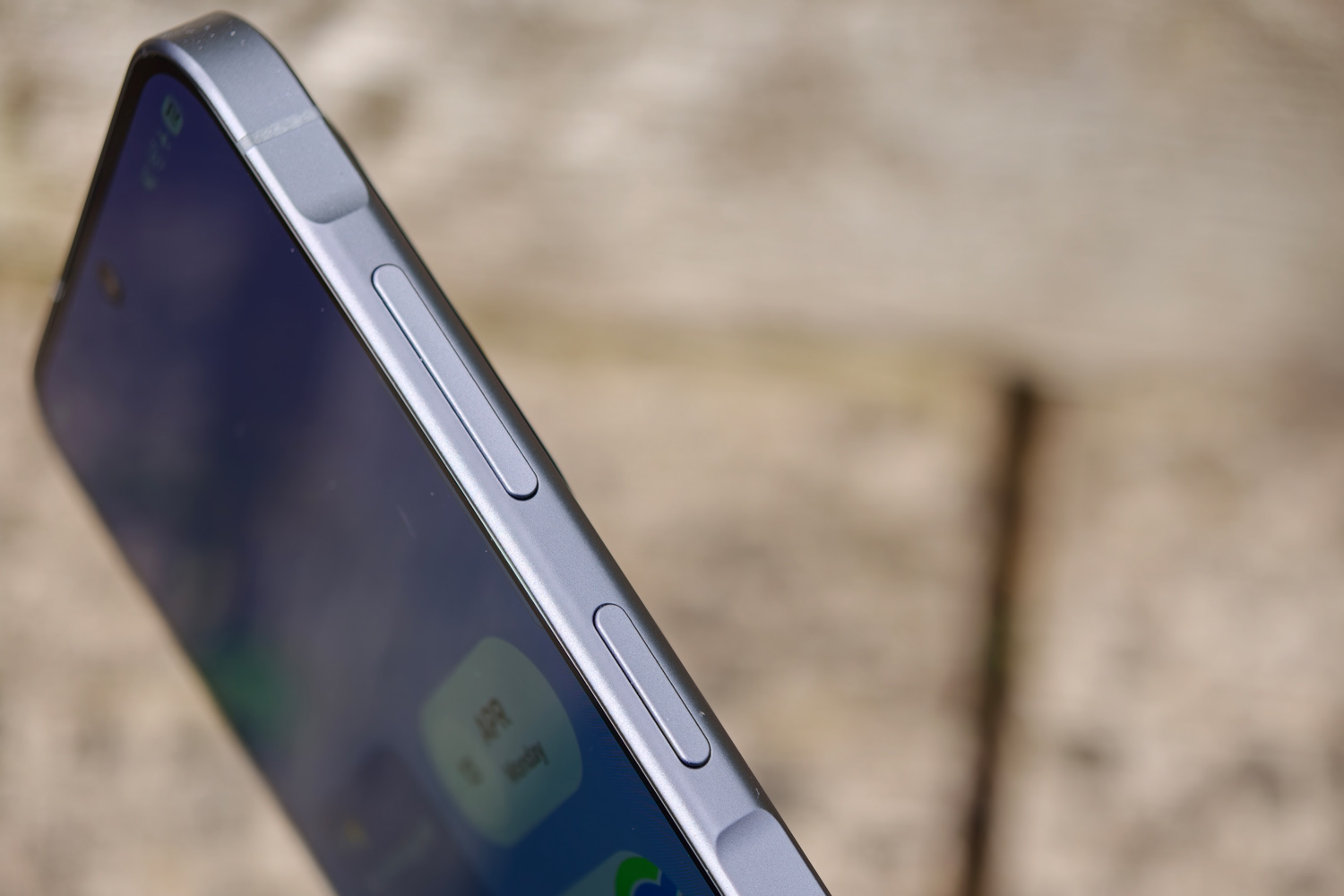 Samsung Galaxy A57 review key island buttons