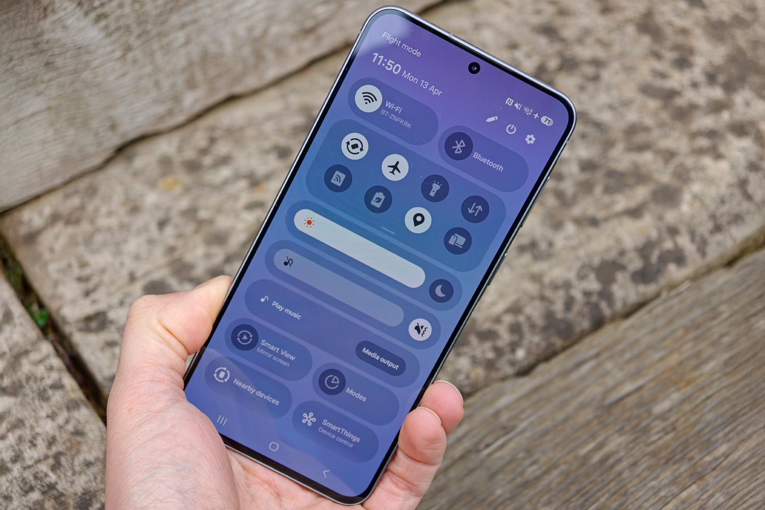 Samsung Galaxy A57 review quick settings