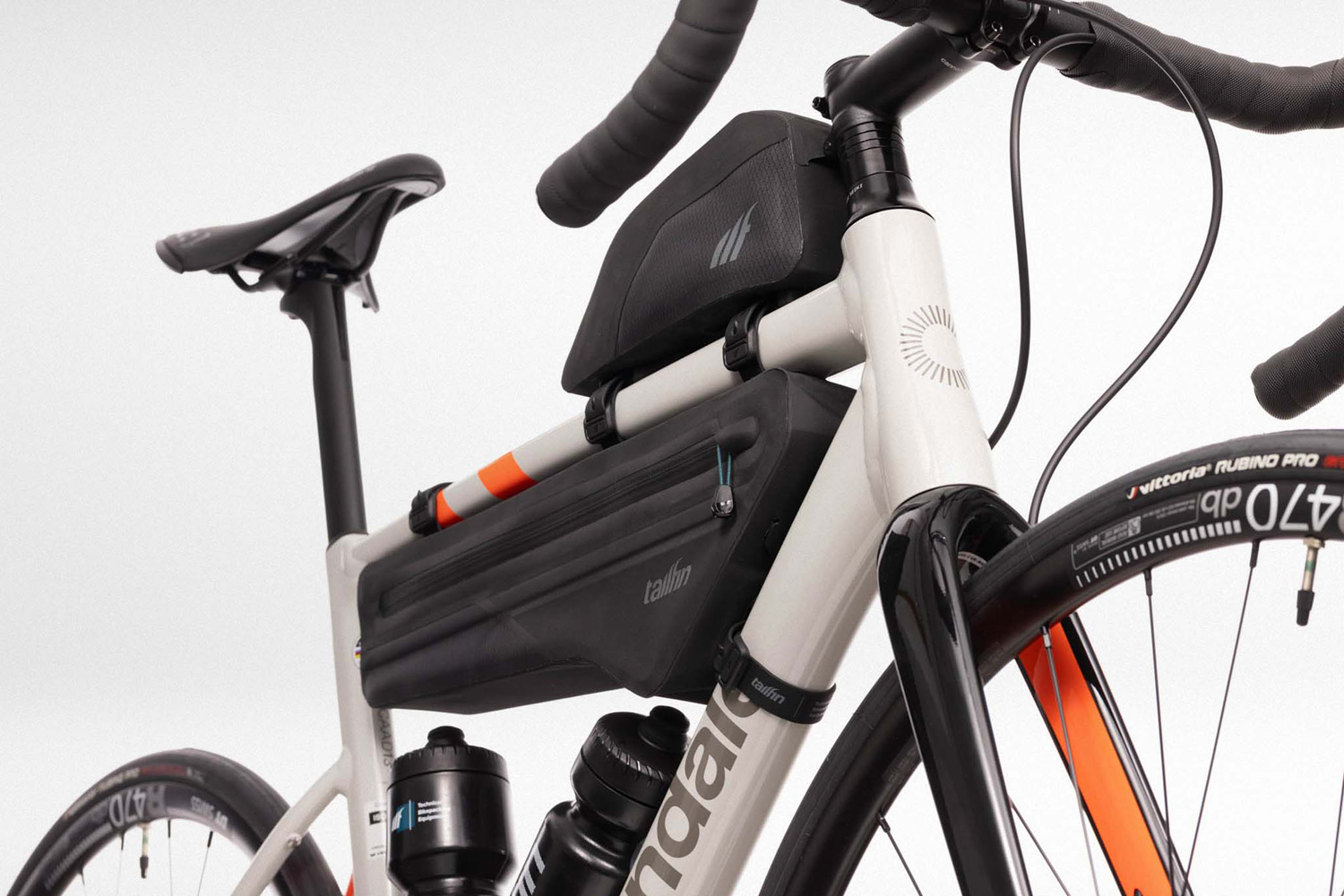 Tailfin half frame bag closeup