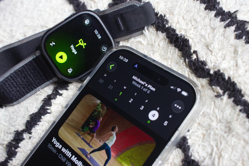 Fitness Plus on Apple Watch Ultra