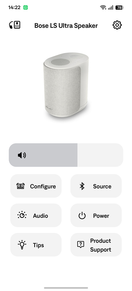 Bose Lifestyle Ultra Speaker review app