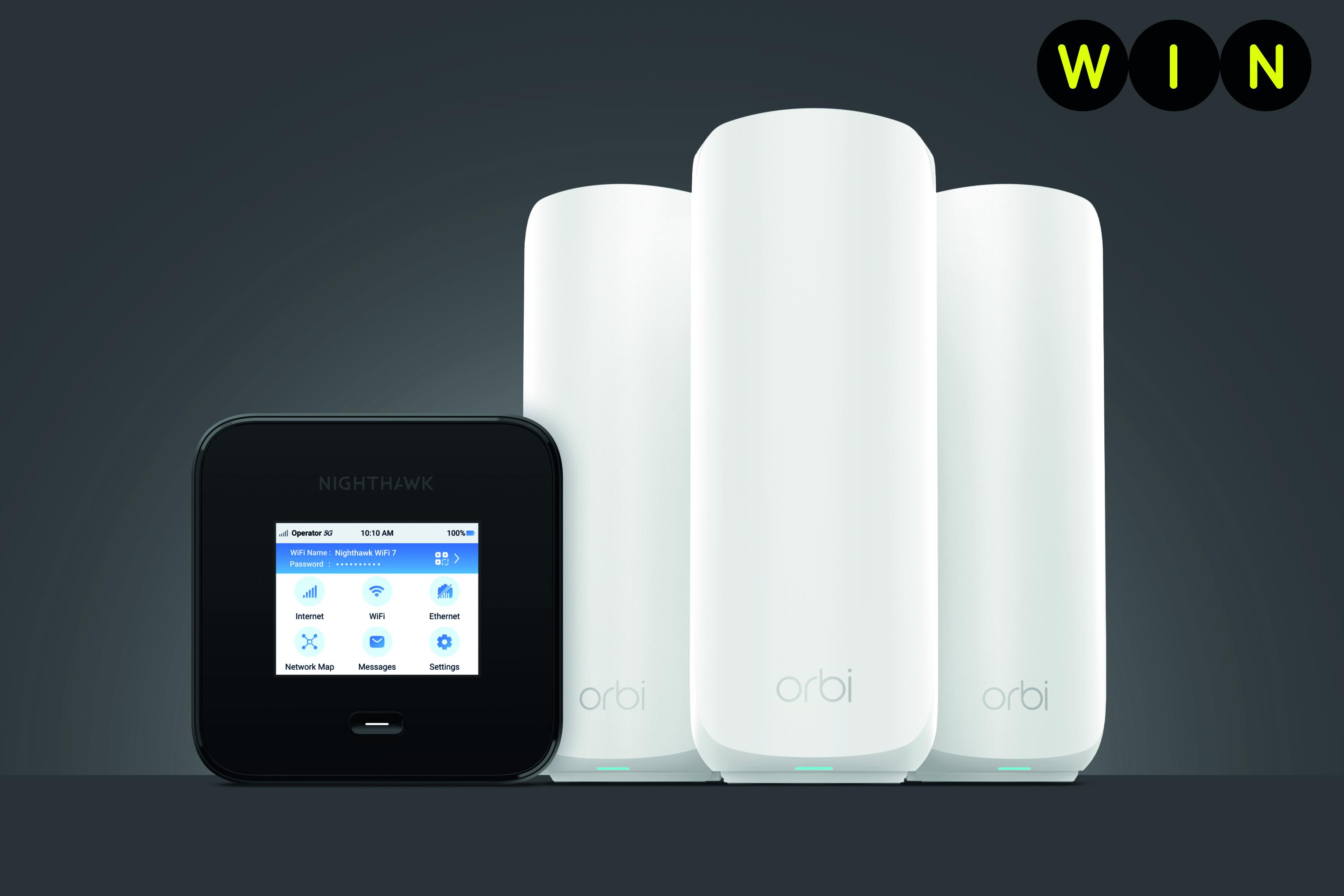 Win a Netgear Nighthawk router & Orbi Mesh system!
