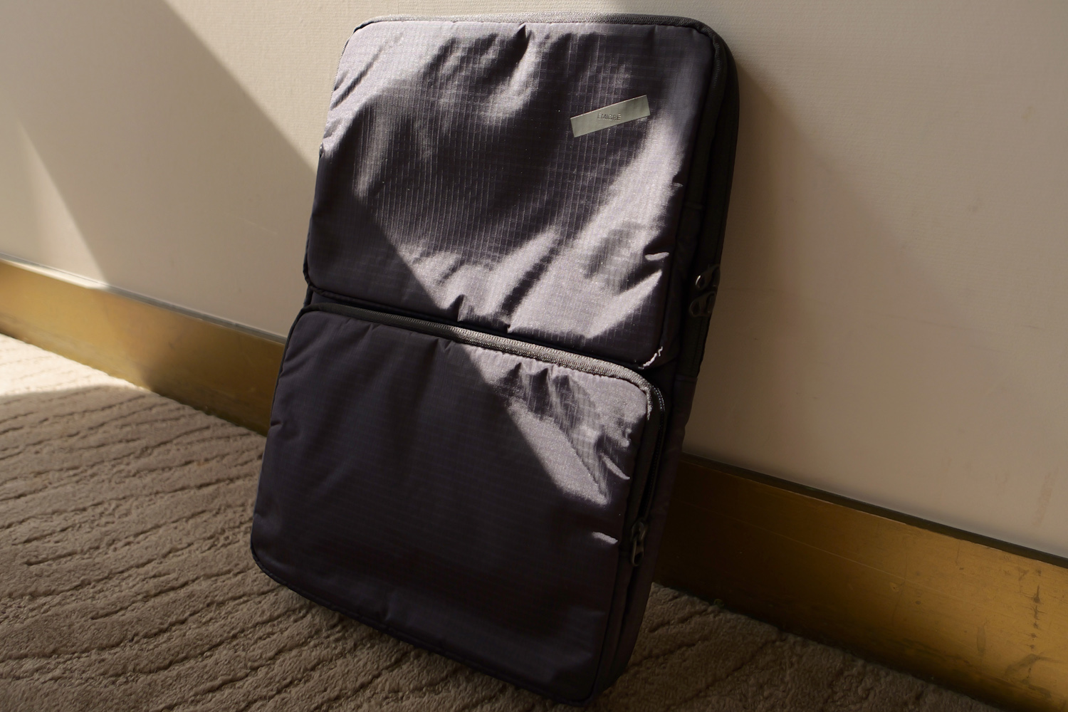 Emigre Hardcase carry-on laptop sleeve