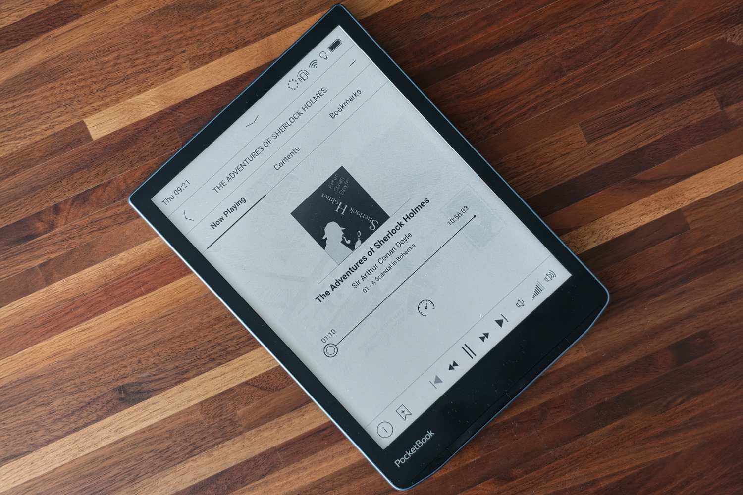 PocketBook InkPad Color 3 review audiobooks