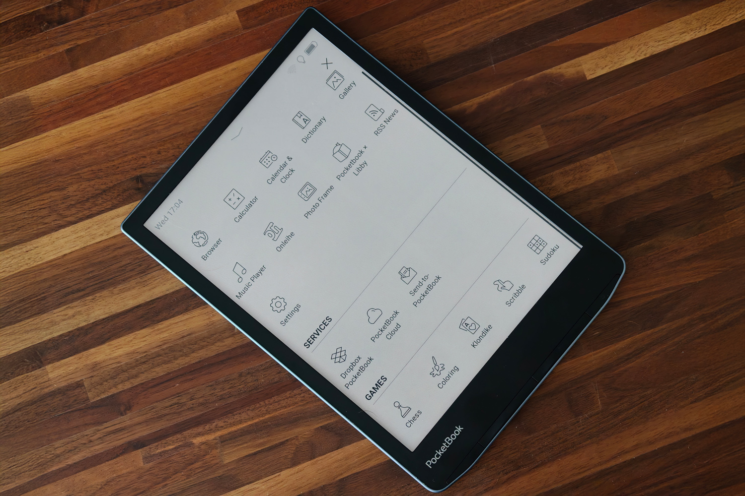 PocketBook InkPad Color 3 review menus