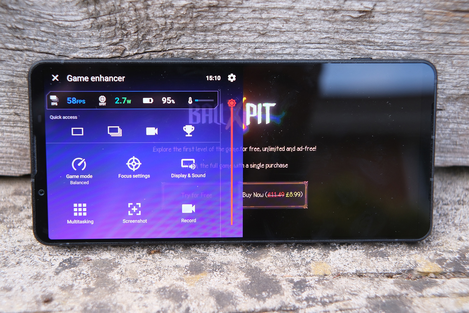 Sony Xperia 1 VIII review game bar