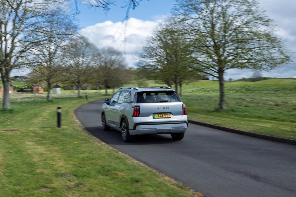 Aion V drive on road rear
