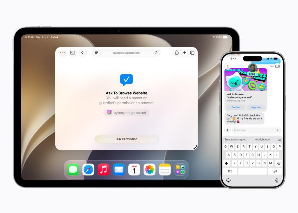 Apple child safety features – Ask to Browse