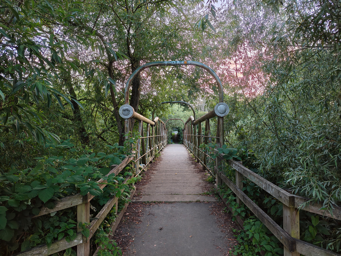 Motorola Razr Fold camera samples footbridge
