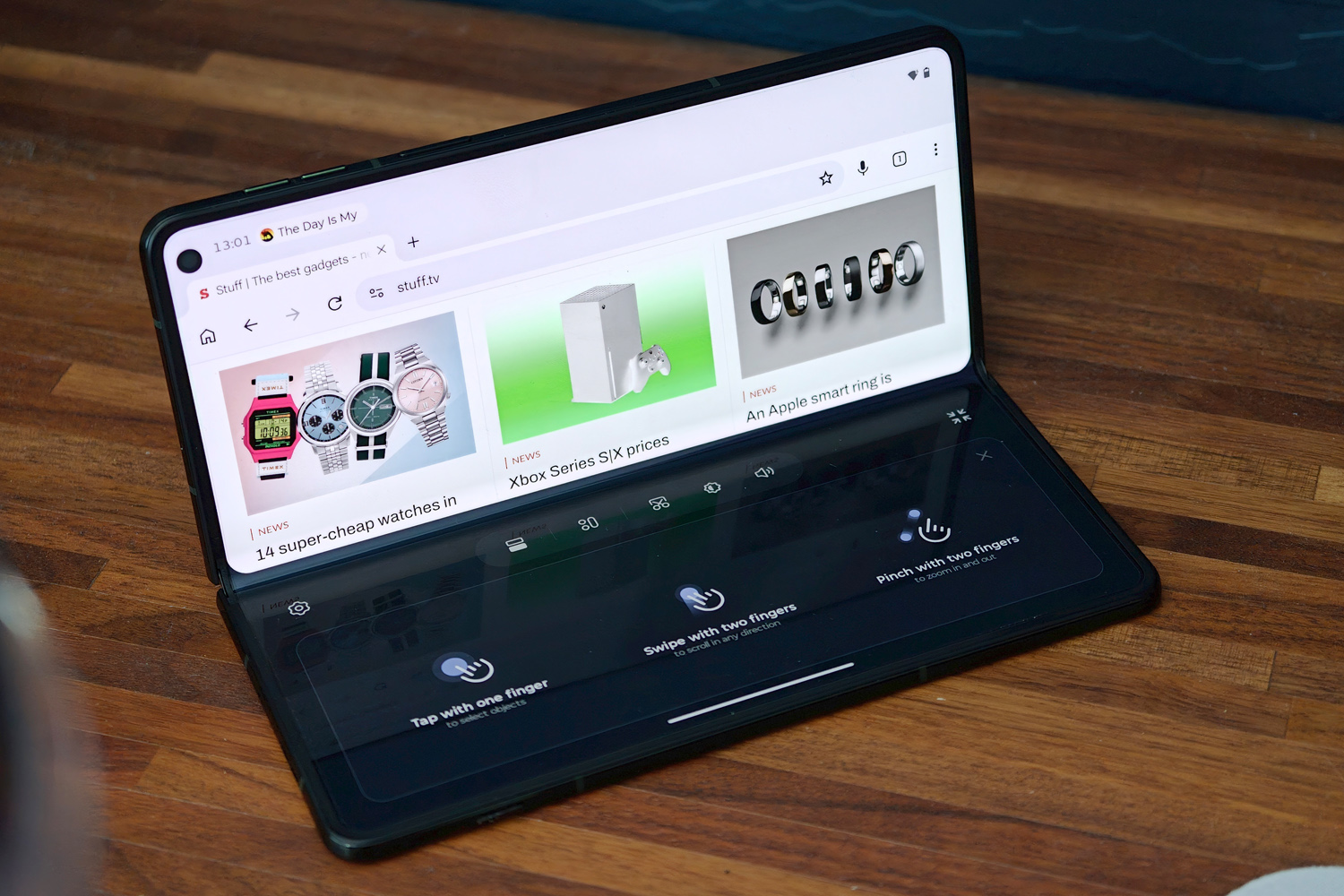 Motorola Razr Fold review laptop mode