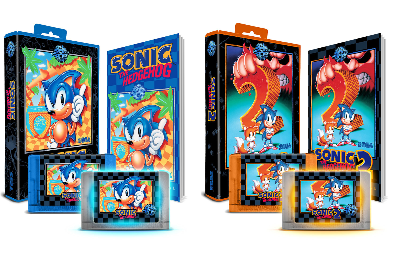These Sonic the Hedgehog 35th anniversary cartridges have us pining for gaming’s simpler times