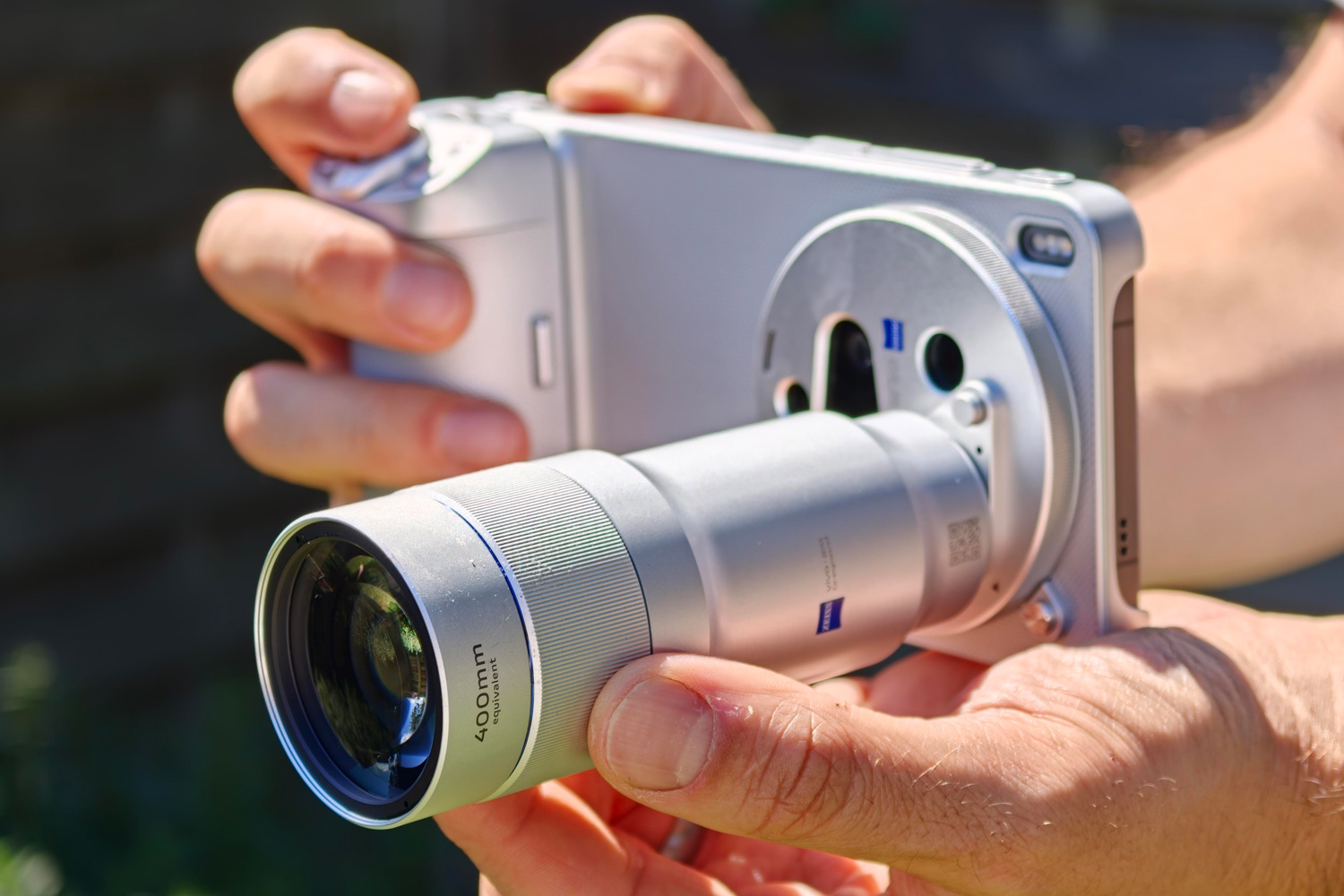 Vivo X300 Ultra review photography kit in hand