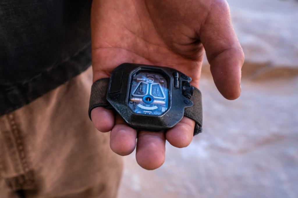 Dune Hamilton Desert Watch in hand