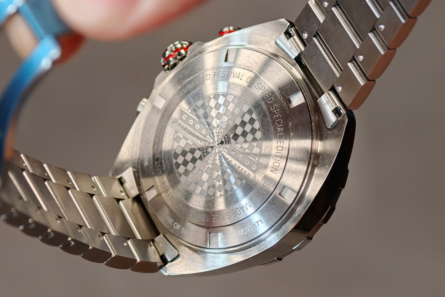 Goodwood FOS 2026 highlights TAG x goodwood watch rear
