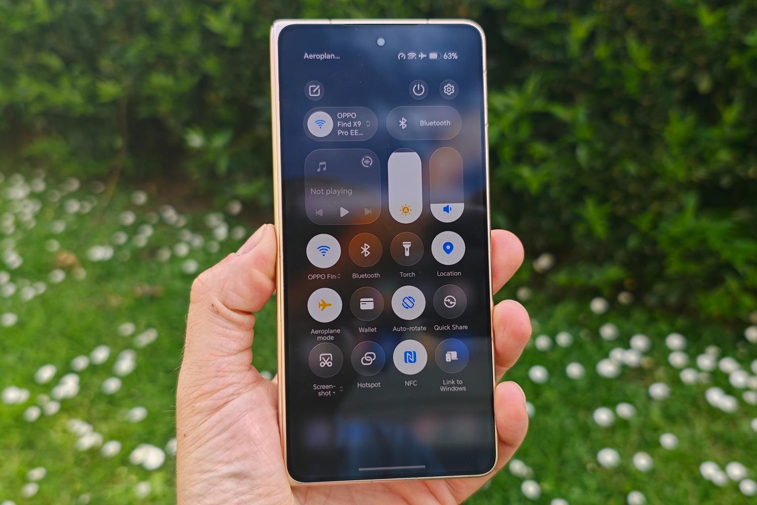Honor Magic V6 review quick settings