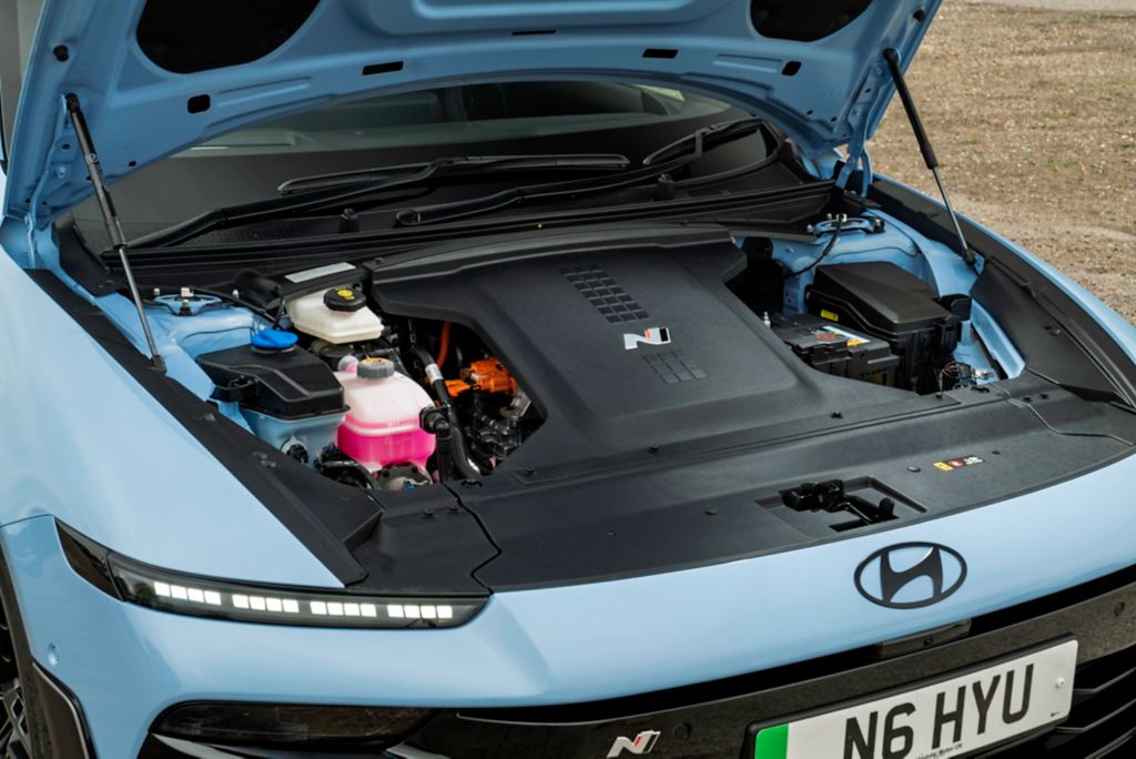 Hyundai Ioniq 6 N drive engine bay