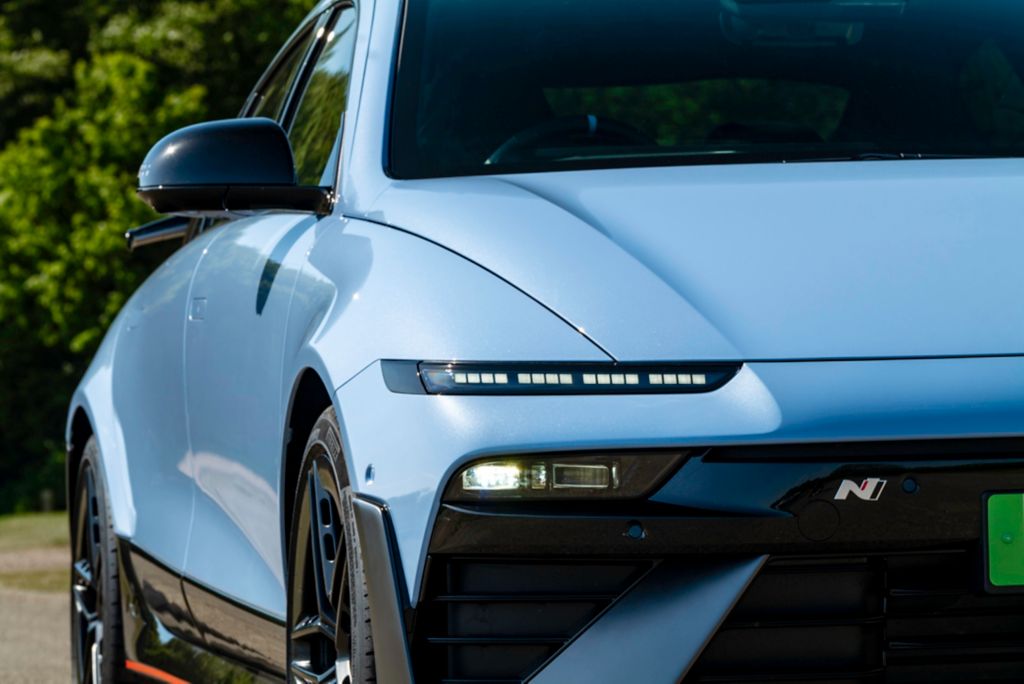 Hyundai Ioniq 6 N drive headlights