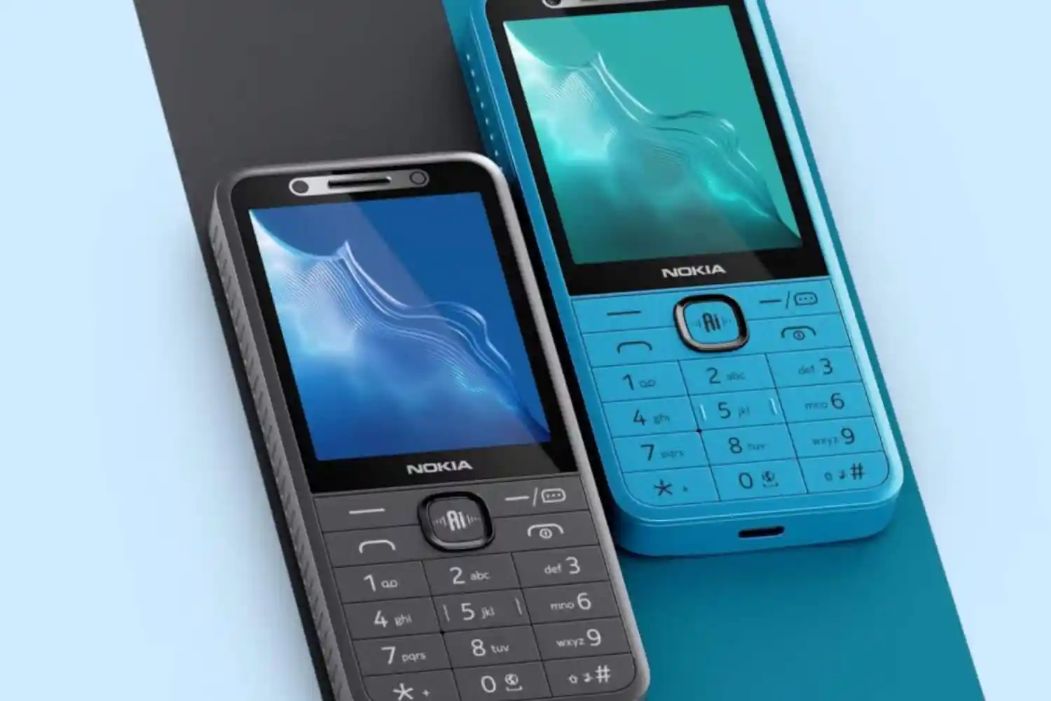 Nokia’s new dumb phones have a whopping great AI button in the middle, completely defeating the purpose