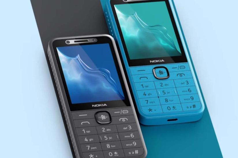 Nokia’s new dumb phones have a whopping great AI button in the middle, completely defeating the purpose