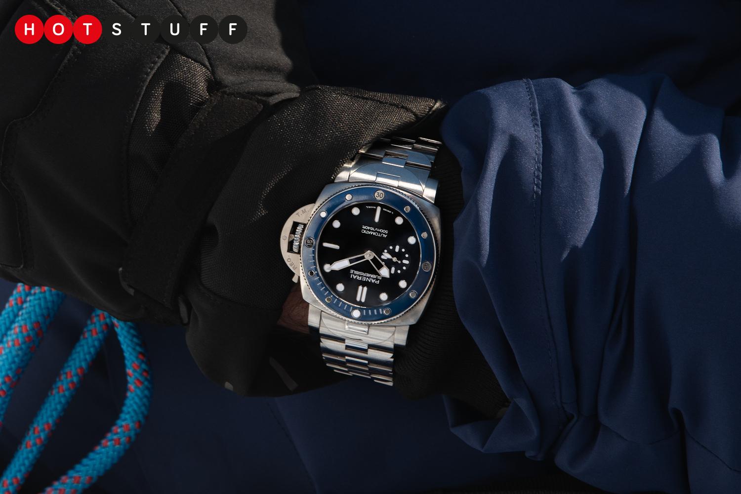 Panerai’s Submersible finally gets a metal bracelet, and it’s about time Panerai’s Submersible finally gets a metal bracelet, and it’s about time