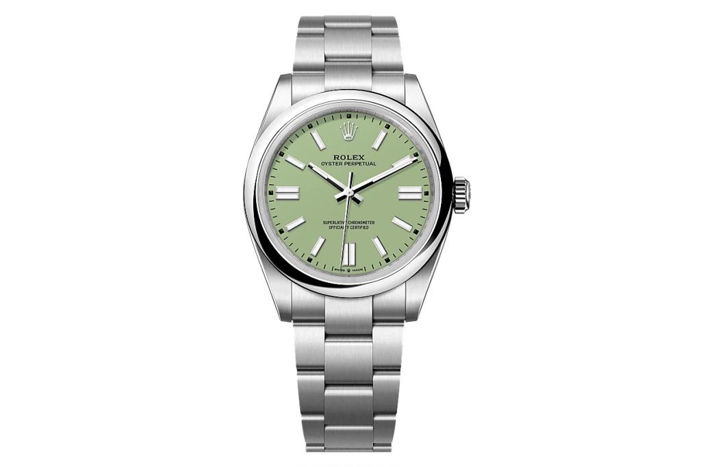 Rolex Oyster Perpetual on white background
