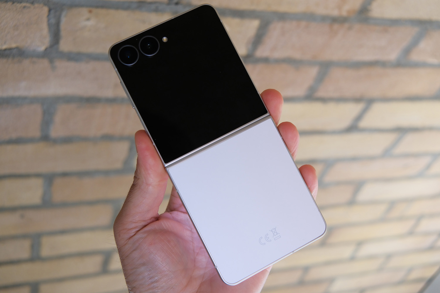 Samsung Galaxy Z Flip8 hands-on in hand rear