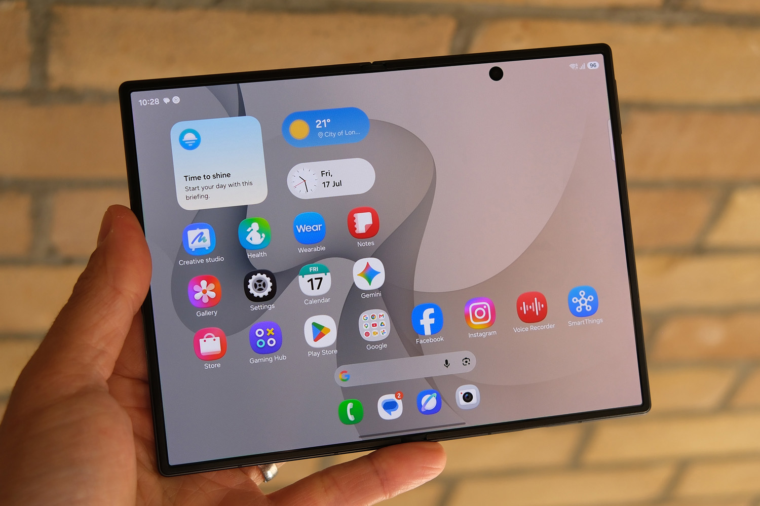 Samsung Galaxy Z Fold8 hands-on landscape