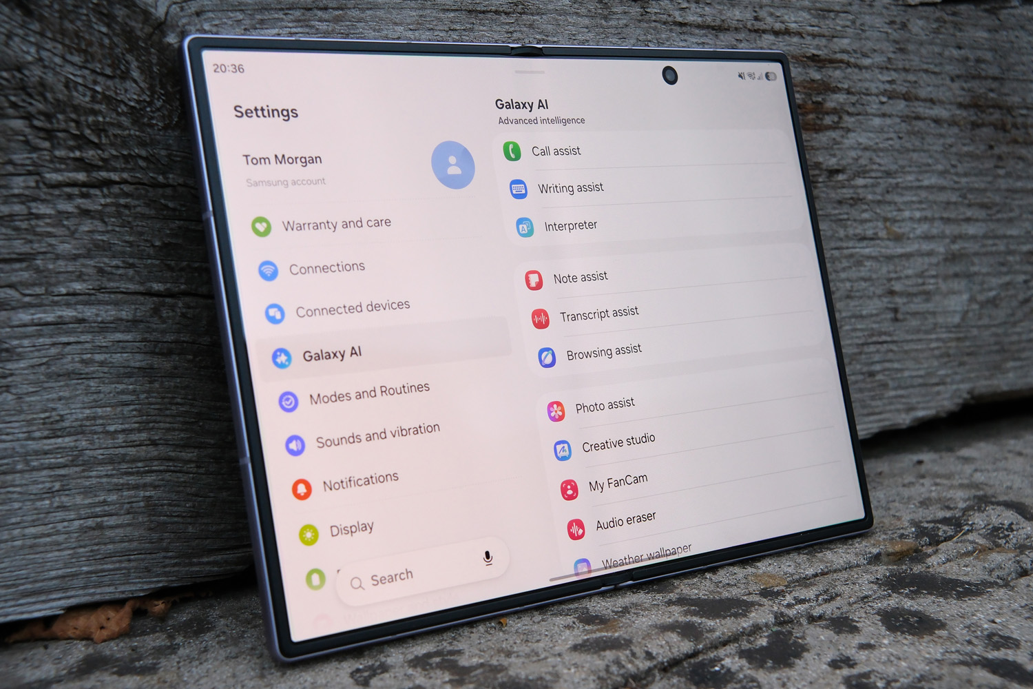 Samsung Galaxy Z Fold8 review galaxy AI