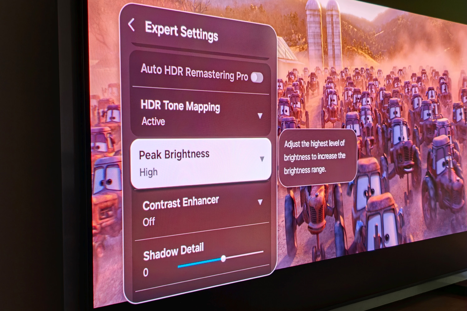 Samsung S99H OLED TV review advanced picture