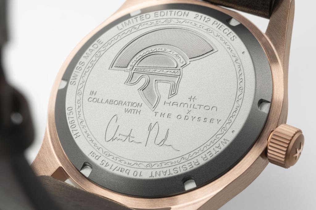Hamilton Khaki Field Auto The Odyssey on white background