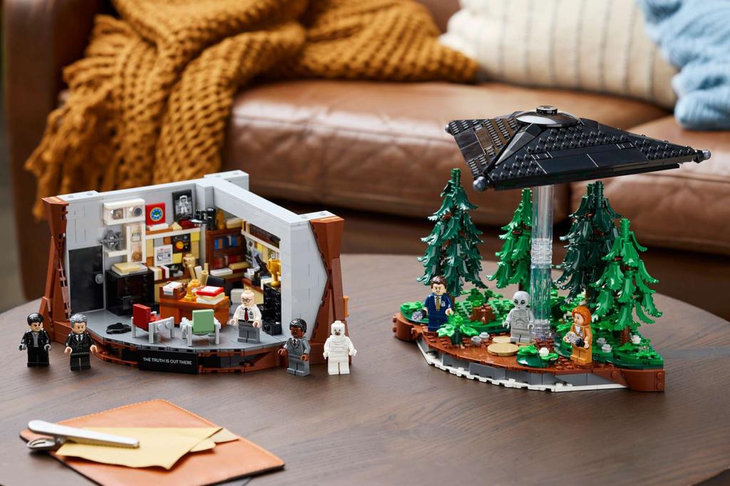 Lego X-Files on a table